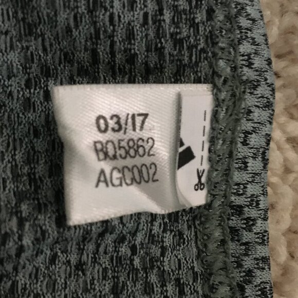 Adidas Grey Racerback Mesh Tank Top - Picture 6 of 15